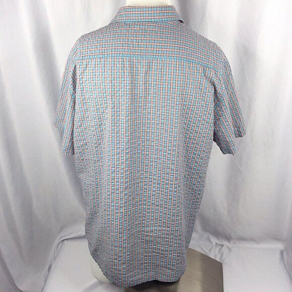 G.H. Bass & Co. Plaid Shirt Mens Size XL Short Sleeve Button Down - Picture 3 of 7